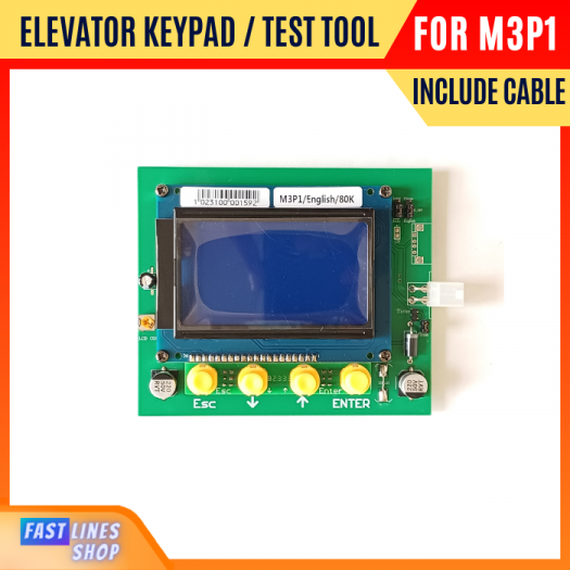 Elevator Test Tool Keypad M3P1 Board - Spare Part Lift Mico Controller